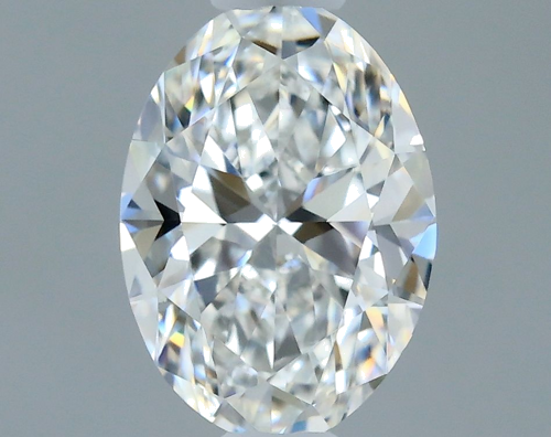 0.4 carat F-VVS1 Natūralus Oval Deimantas (1)