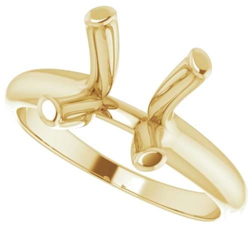 Sužadėtuvių Žiedas „Solitaire“ 14k yellow gold Cushion 9mm (5)