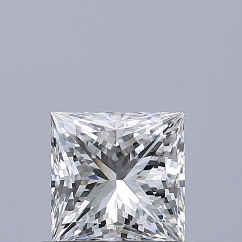 0.5 carat E-VVS2 Natūralus Princess Deimantas (1)