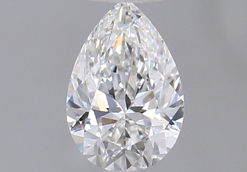0.3 carat G-VS1 Natūralus Pear Deimantas (1)