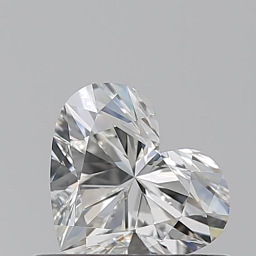 0.52 carat I-VVS1 Natūralus Heart Deimantas (1)