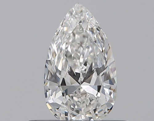 0.33 carat F-VVS2 Natūralus Pear Deimantas (1)