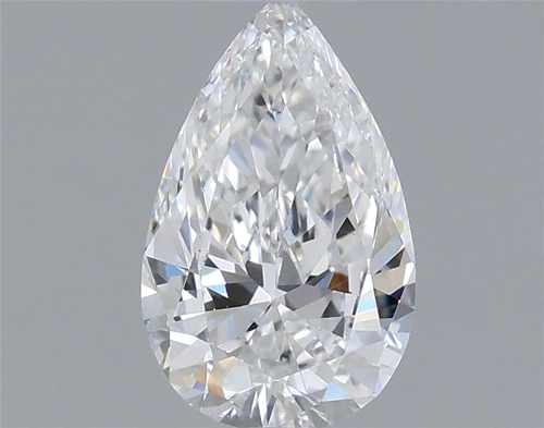 0.5 carat E-SI1 Natūralus Pear Deimantas (1)
