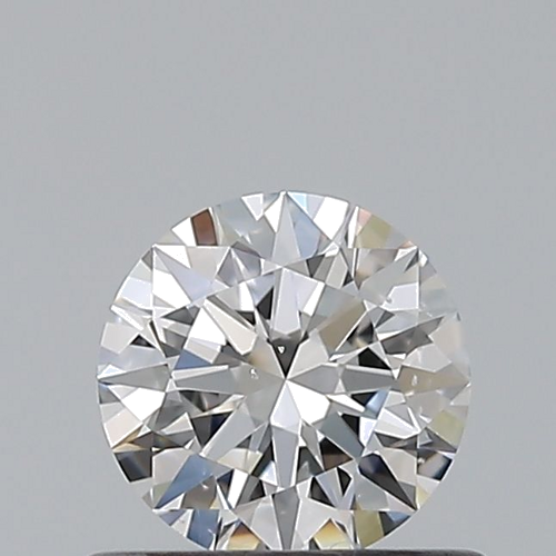 0.5 carat F-SI1 Excellent cut Natūralus Round Deimantas (1)