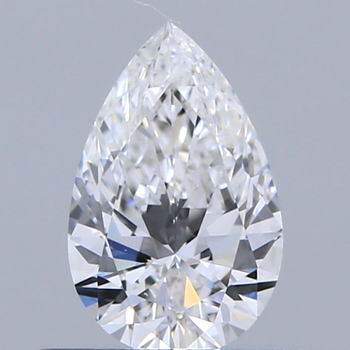 0.45 carat E-VVS2 Natūralus Pear Deimantas (1)