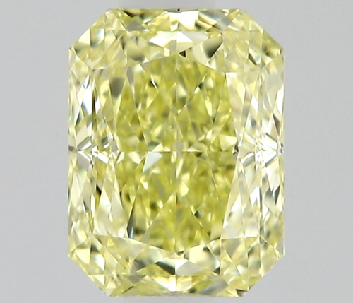 0.63 carat Fancy Yellow-VVS1 Natūralus Radiant Deimantas (1)