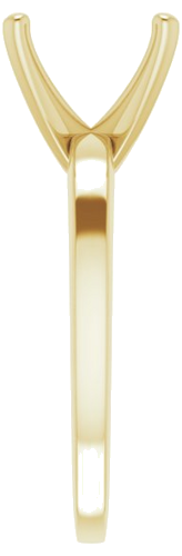 Sužadėtuvių Žiedas „Solitaire“ 585 Geltonojo Aukso Oval 11mm x 9mm (4)