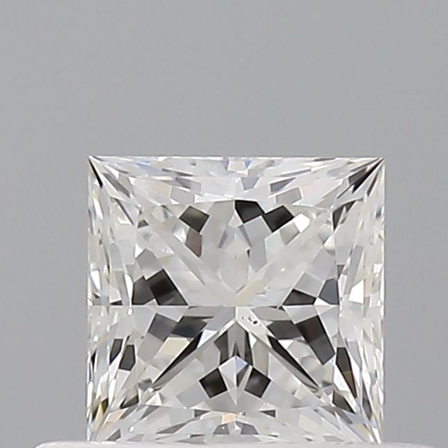 0.5 carat F-SI1 Natūralus Princess Deimantas (1)