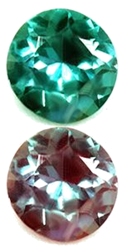 0.17 carat GREEN Round Alexandrite (1)