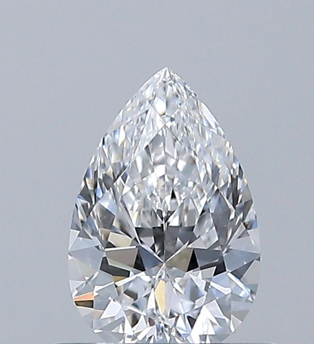0.51 carat D-VS1 Natūralus Pear Deimantas (1)