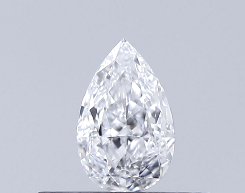 0.3 carat D-VS1 Natūralus Pear Deimantas (1)