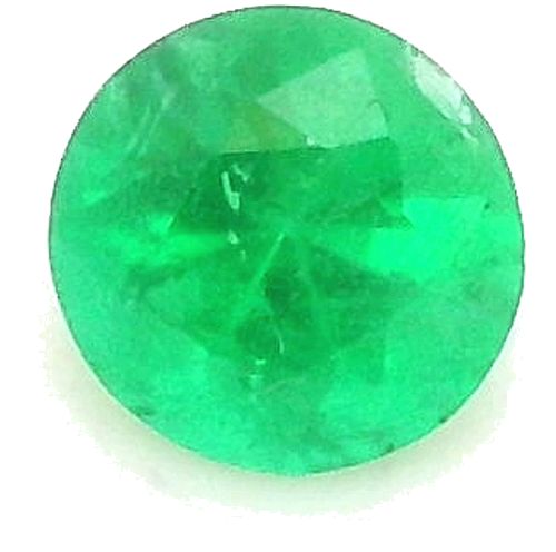 0.15 carat GREEN Round Smaragdas (1)