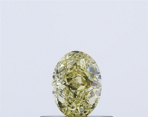 0.37 carat Fancy Yellow-VS1 Natūralus Oval Deimantas (1)