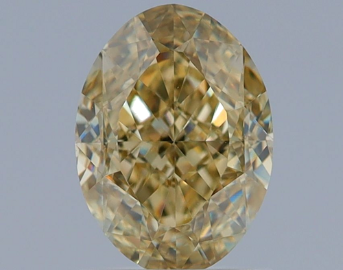 1.5 carat Fancy Brownish Yellow-VS2 Natūralus Oval Deimantas (1)