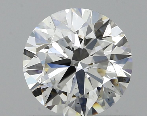 0.5 carat F-SI1 Excellent cut Natūralus Round Deimantas (1)