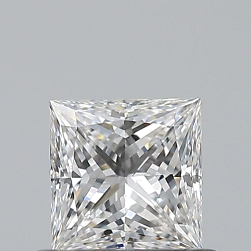 0.54 carat F-VVS1 Natūralus Princess Deimantas (1)