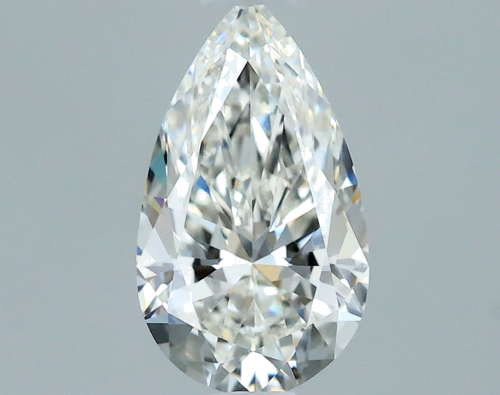 0.56 carat H-VVS1 Natūralus Pear Deimantas (1)