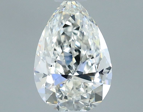 0.5 carat G-VVS1 Natūralus Pear Deimantas (1)