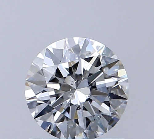 0.71 carat F-SI2 Excellent cut Natūralus Round Deimantas (1)