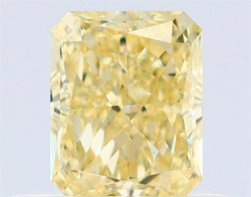 0.5 carat Fancy Yellow-VS2 Natūralus Radiant Deimantas (1)