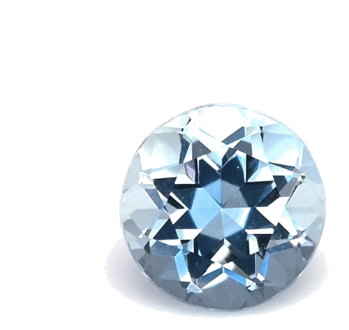0.51 carat BLUE Round Aquamarine (1)