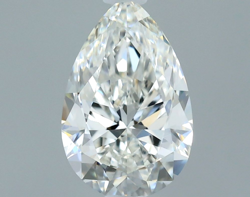 0.56 carat G-VVS2 Natūralus Pear Deimantas (1)