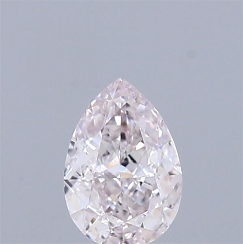 0.38 carat Very Light Brown-VS1 Natūralus Pear Deimantas (1)
