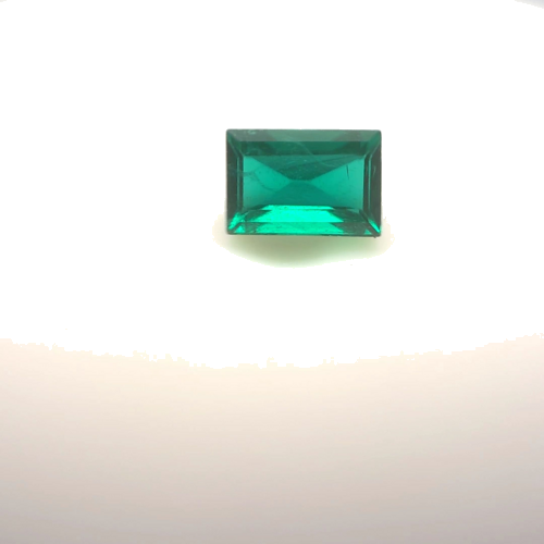 0.44 carat GREEN Baguette Smaragdas (1)