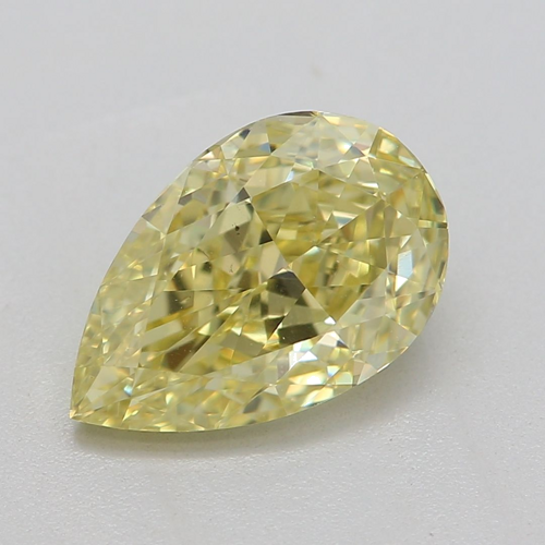 1.2 carat Fancy Intense  Yellow-VS2 Natūralus Pear Deimantas (1)