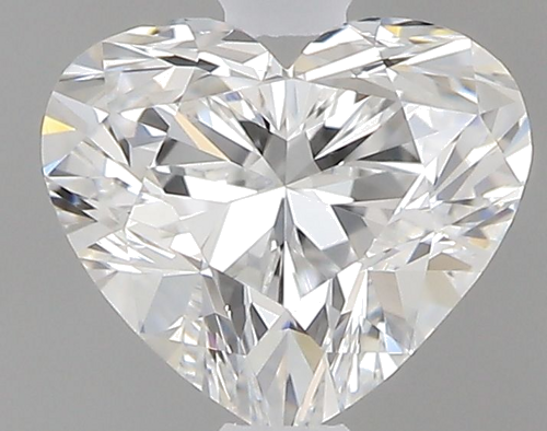 0.5 carat F-VVS1 Natūralus Heart Deimantas (1)