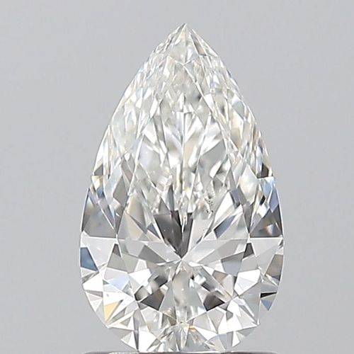 1.01 carat F-VS2 Natūralus Pear Deimantas (1)
