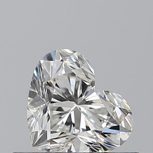 0.5 carat H-VVS2 Natūralus Heart Deimantas (1)