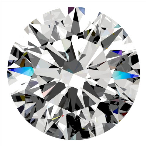 0.32 carat E-VS2 Excellent cut Natūralus Round Deimantas (1)