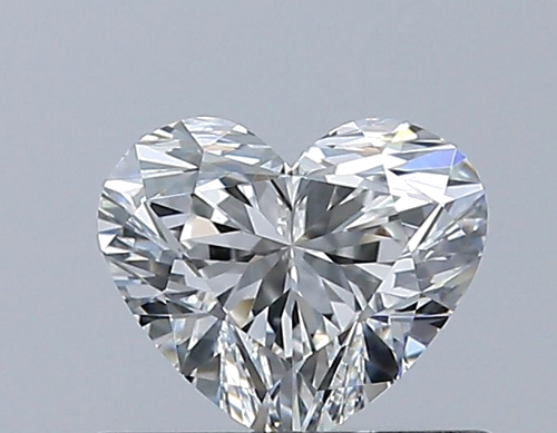 0.5 carat G-VVS1 Natūralus Heart Deimantas (1)