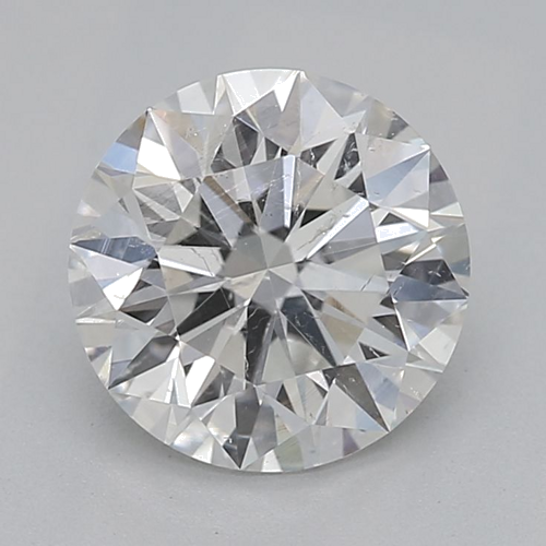 0.91 carat F-SI2 Excellent cut Natūralus Round Deimantas (1)
