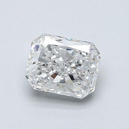 1.01 carat E-SI1 Natūralus Radiant Deimantas (1)