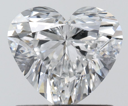 0.8 carat E-SI1 Natūralus Heart Deimantas (1)