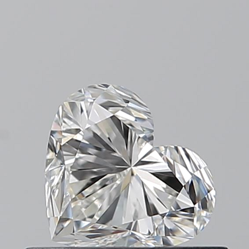 0.54 carat G-VVS1 Natūralus Heart Deimantas (1)