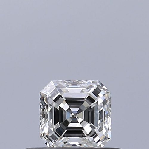 0.33 carat F-VVS2 Natūralus Asscher Deimantas (1)
