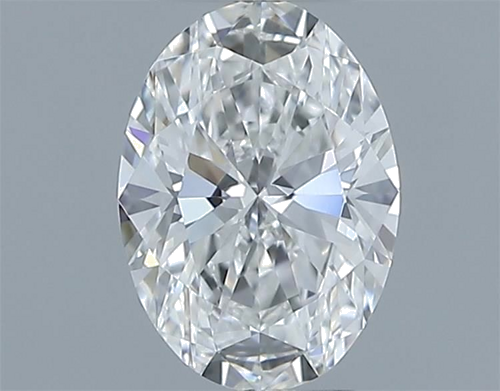 0.4 carat F-VVS2 Natūralus Oval Deimantas (1)