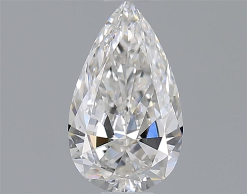 0.5 carat G-VS1 Natūralus Pear Deimantas (1)