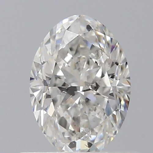 0.5 carat F-SI2 Natūralus Oval Deimantas (1)