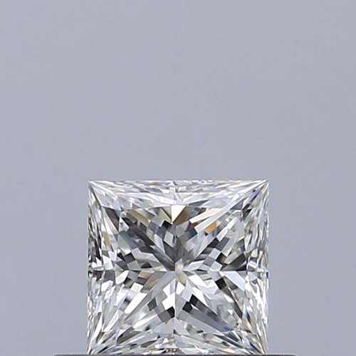 0.42 carat F-IF Natūralus Princess Deimantas (1)