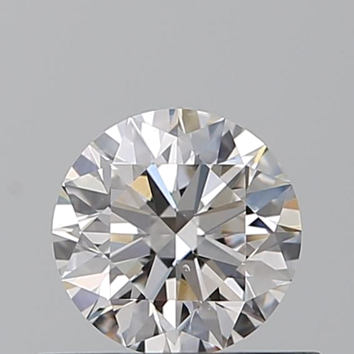 0.52 carat I-SI1 Excellent cut Natūralus Round Deimantas (1)