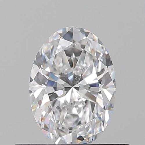 0.51 carat D-SI1 Natūralus Oval Deimantas (1)