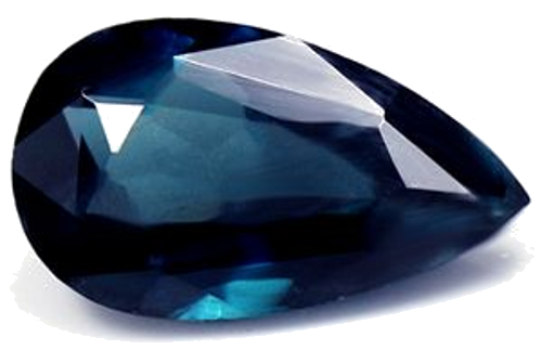 0.67 carat BLUE Pear Safyras (1)