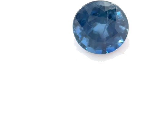 0.69 carat BLUE Round Safyras (1)