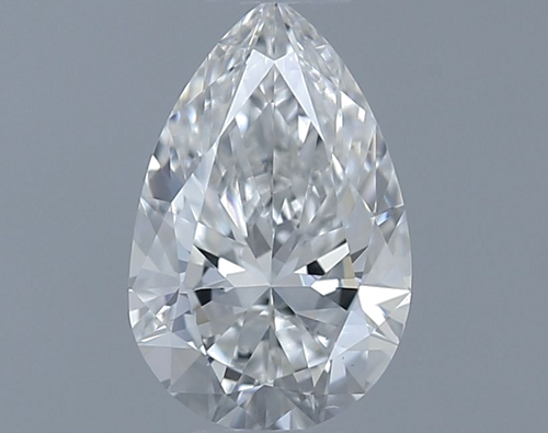 0.6 carat G-VS2 Natūralus Pear Deimantas (1)