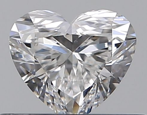 0.4 carat E-VVS1 Natūralus Heart Deimantas (1)