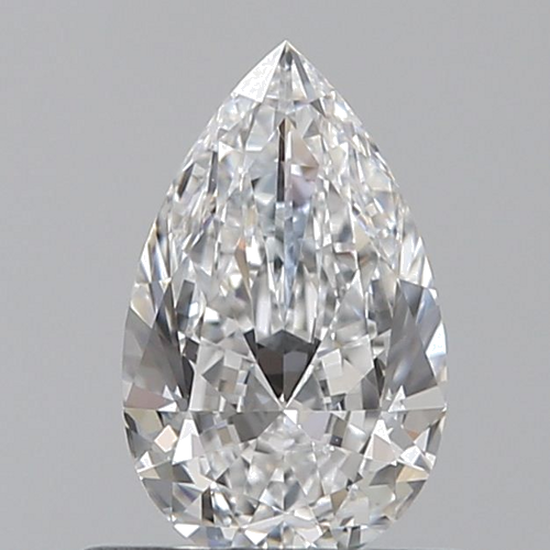 0.5 carat E-VVS1 Natūralus Pear Deimantas (1)